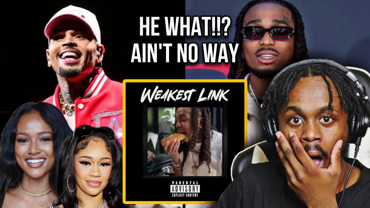 CHRIS BROWN JUST BODIED QUAVO!!! | Chris Brown - Weakest Link (Quavo Diss) **REACTION**