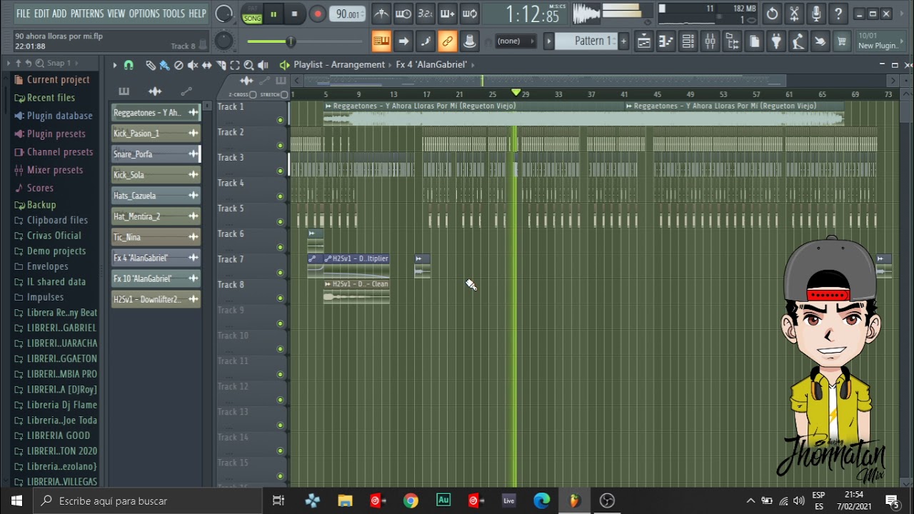 90 [Ahora lloras por mi - Mafu Crew] [JhonnatanMix 2021]
