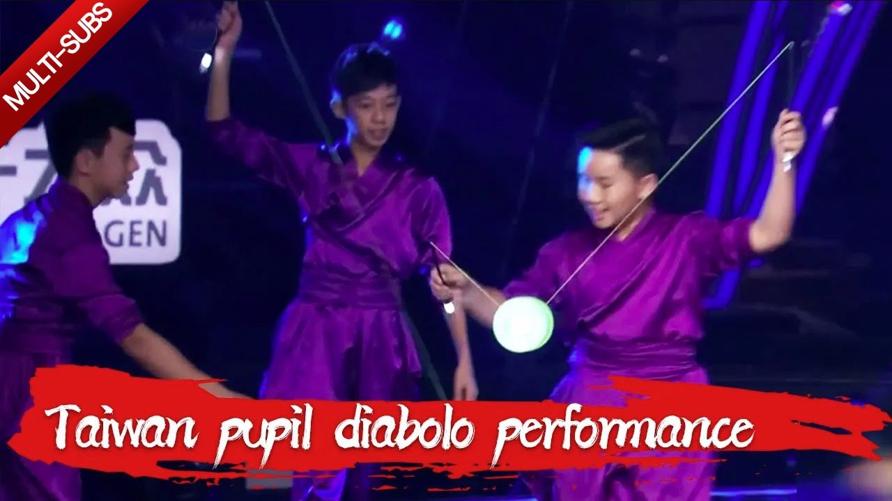 Taiwan elementary school kids surprise everyone by dazzling diabolo juggling show | Amazing Chinese