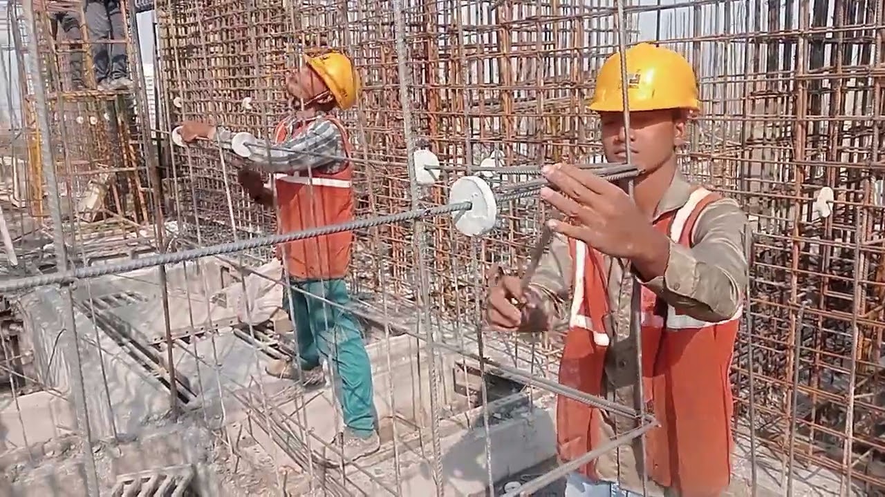 Beam work kaise kare #construction #beamforming #steelreinforcement 