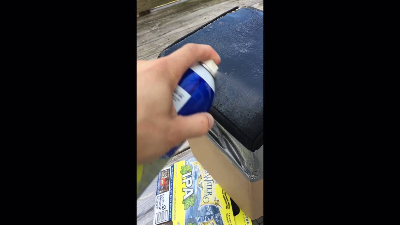 Disc Golf Backpack Modification - Plastidip weatherproofing