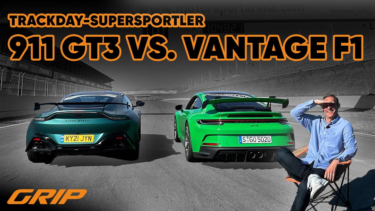Supersportler für die Rennstrecke 🏎️🏁 Porsche 911 GT3 vs. Aston Martin Vantage F1 | GRIP