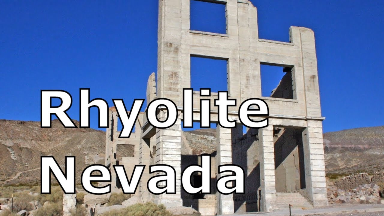 The ghost town in Rhyolite, Nevada, Death Valley area