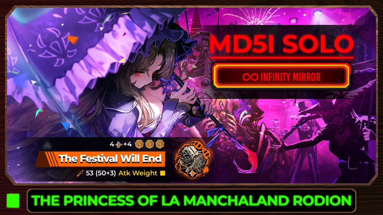 The Princess of La Manchaland Rodion - MD5I Solo [Limbus Company]