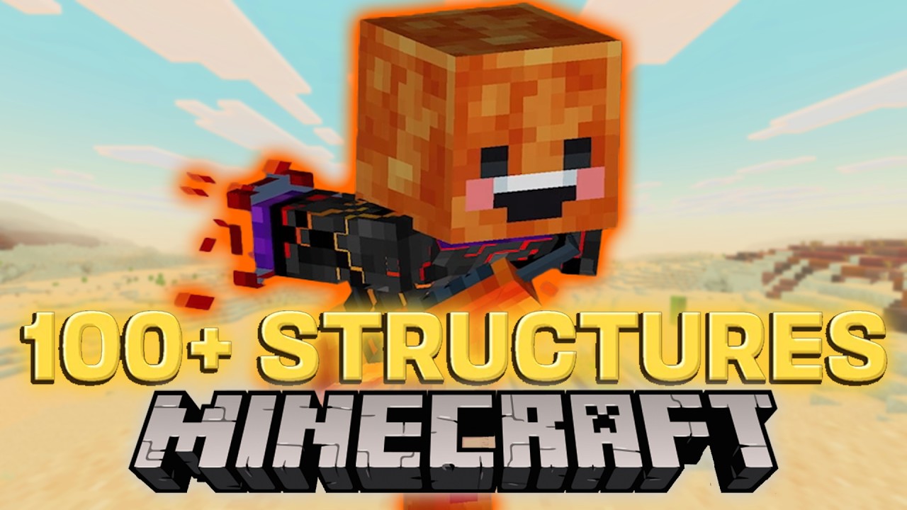 100+ Structures 2.0 Add-On | Minecraft Bedrock