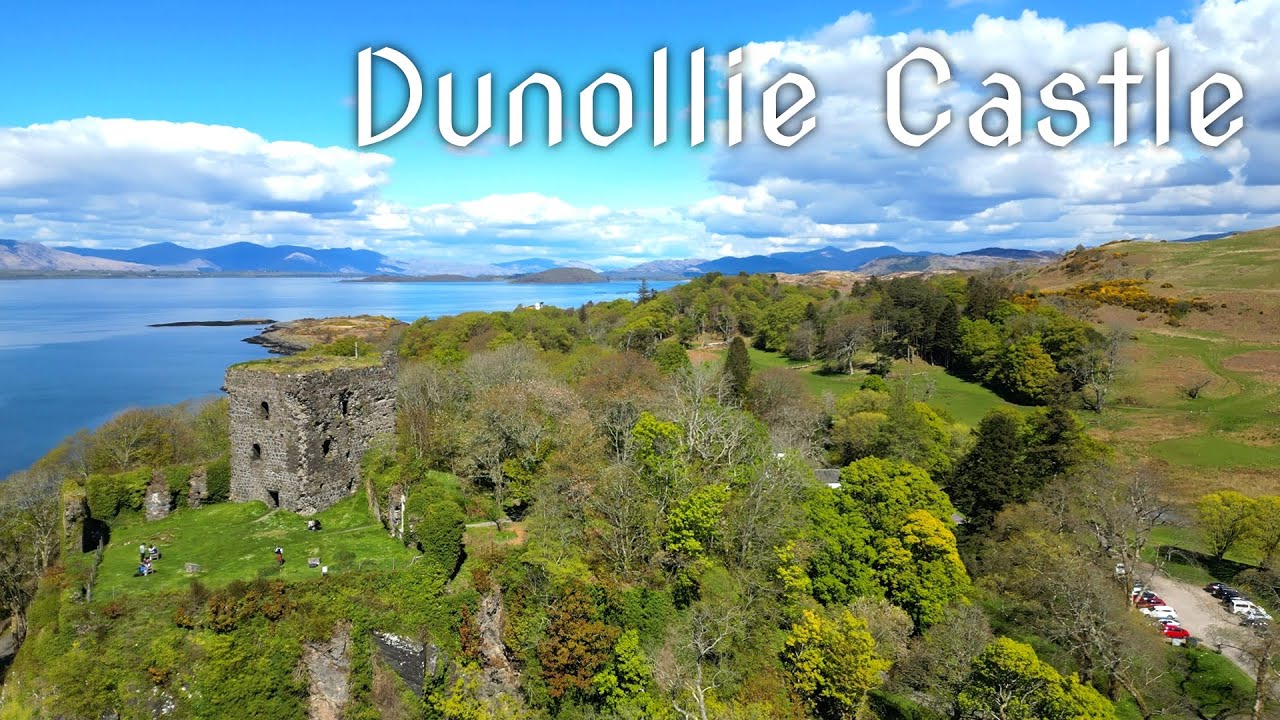 Dunollie Castle - Oban - Scotland | 4K | DJI Mini 3 Pro