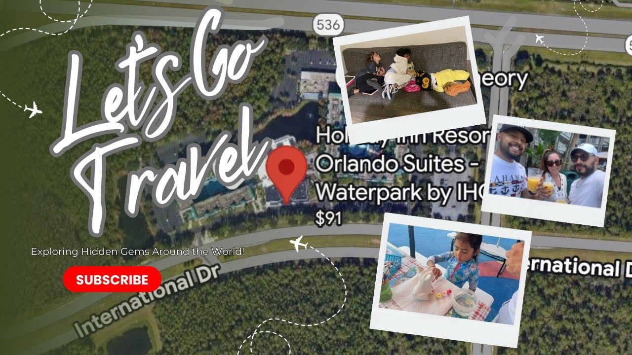 TBT VLOG - First stop on our trip Holiday inn water park Orlando 