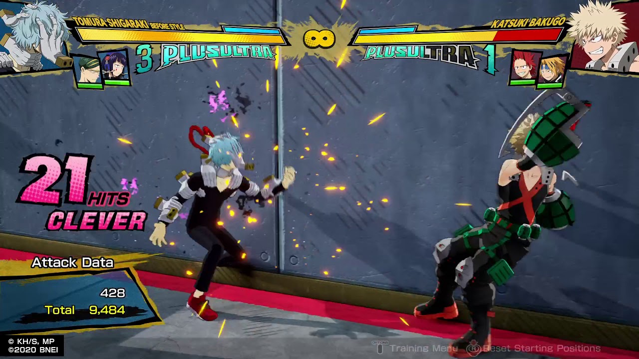 OJ2 Base Shigaraki Combo Concept
