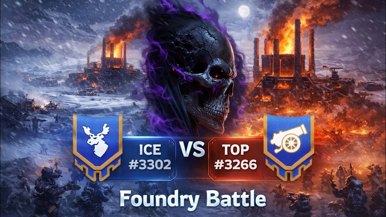 BURNING 🔥 CITIES FOUNDRY BATTLE WHITEOUT🥶 SURVIVAL 🌎