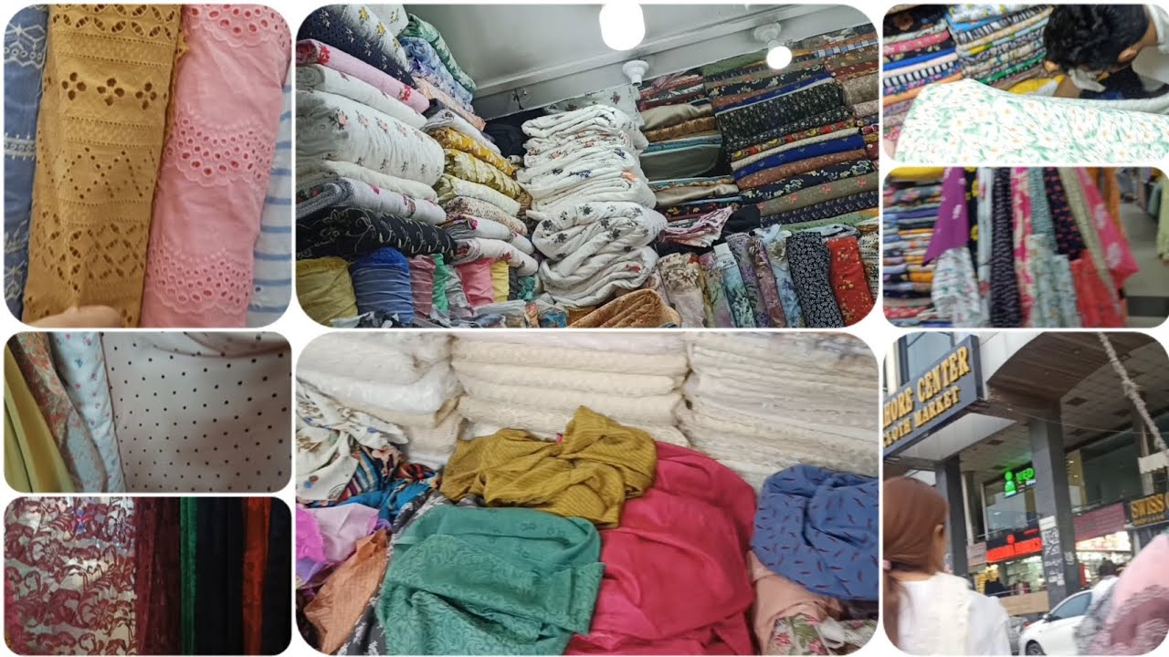 Lahore center cloth market gai bohat salon bad/shopping at lahore center@sadafvlogsandkitchen