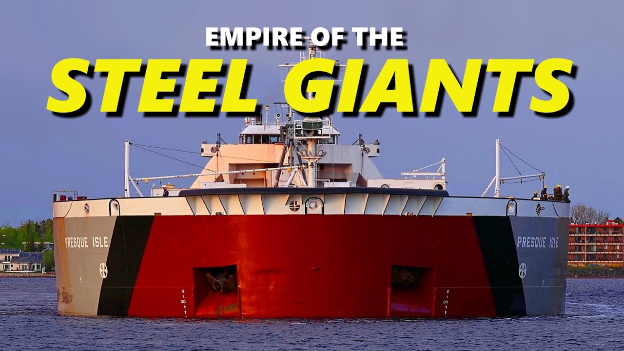 34 Steel Giants in Action - Legendary Great Lakes Freighters!
