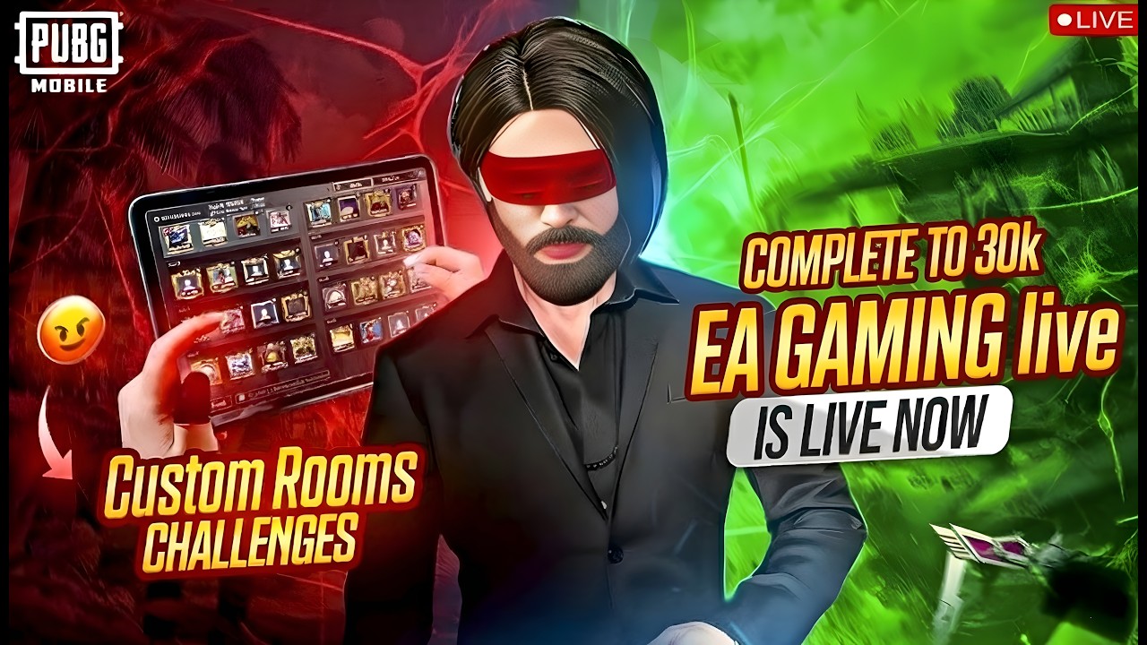 PUBG MOBILE LIVE | CUSTOM ROOM | UC CUSTOM ROOM | EA GAMING YT LIVE.