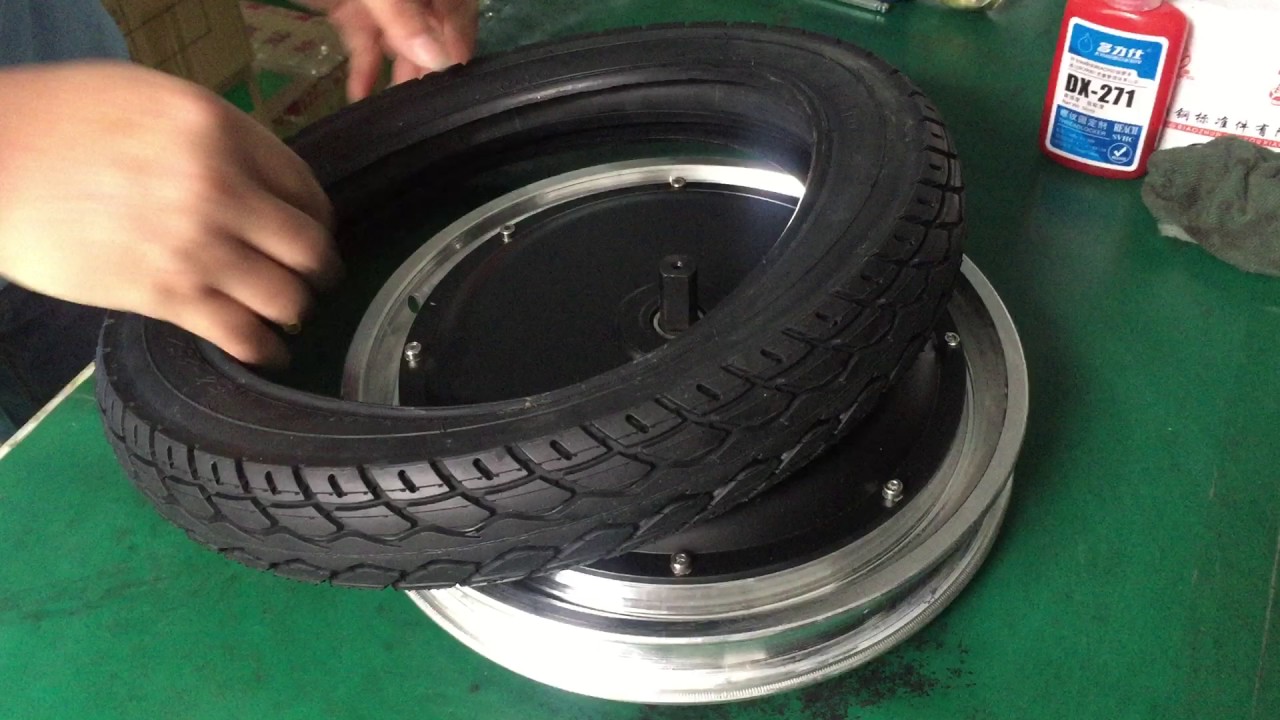 KS-14D King Song EUC  replace tire replace tube video