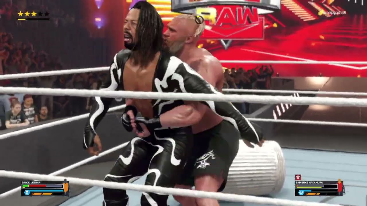 WWE 2K25 Full Match: Brock lesnar vs. Shinsuke Nakamura