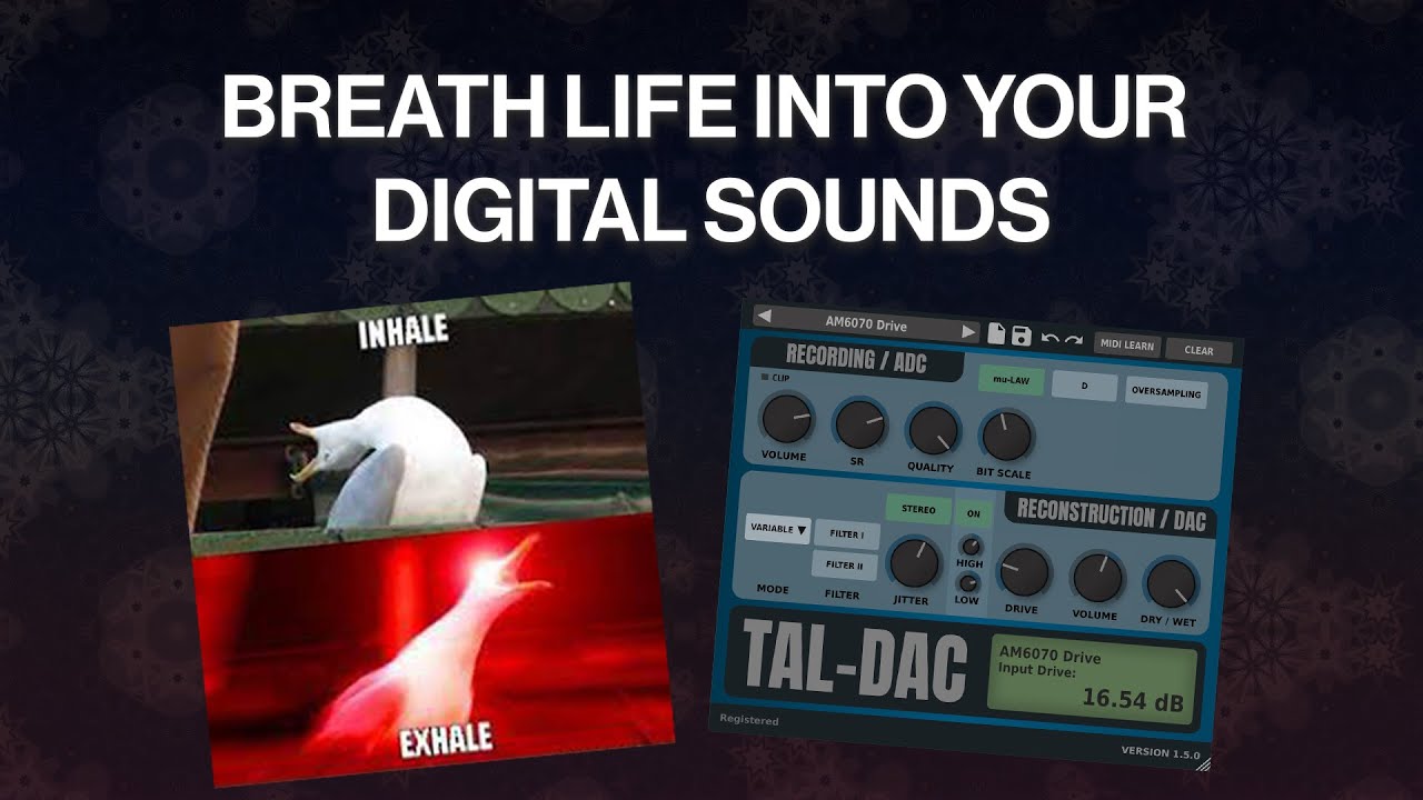 The plugin that I use to bring life to my digital sounds - TAL DAC Walkthrough