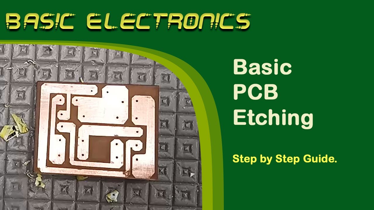 PCB Etching for Beginners | How to make PCB? | Using Sticker Paper