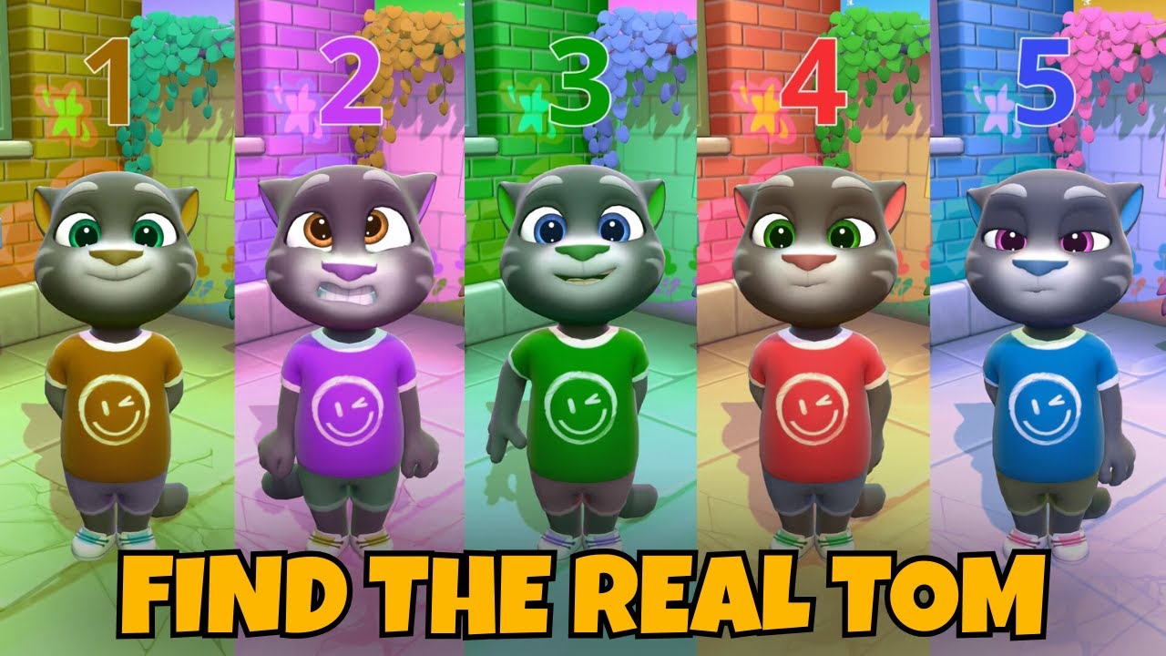 Who Is the Real Tom? 🤔 Talking Tom Multiverse Challenge