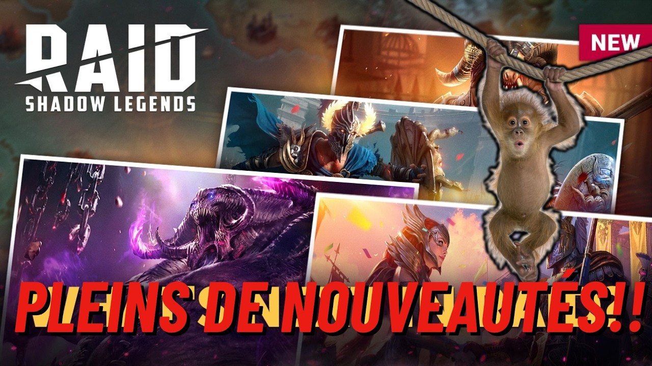 PLEINS DE CHAMPIONS ET UN NOUVEAU BOSS DE CLAN??!! (nouveaut&eacute;s raid) [RAID SHADOW LEGENDS]