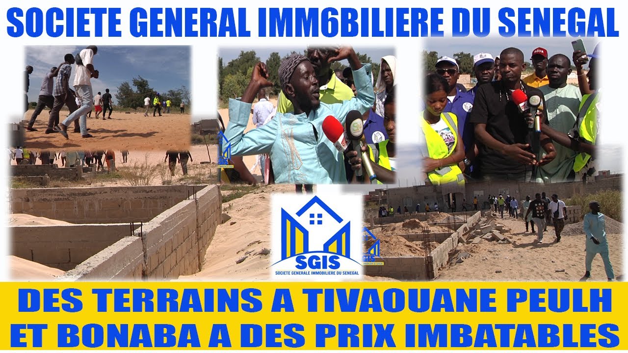 TERRAINS A TIVAOUANE PEULH ET BONABA AVEC SGIS