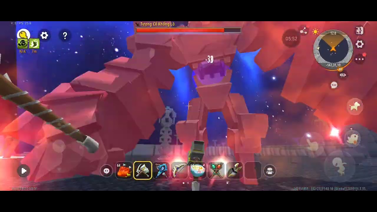 Ancient colossus bossfight!