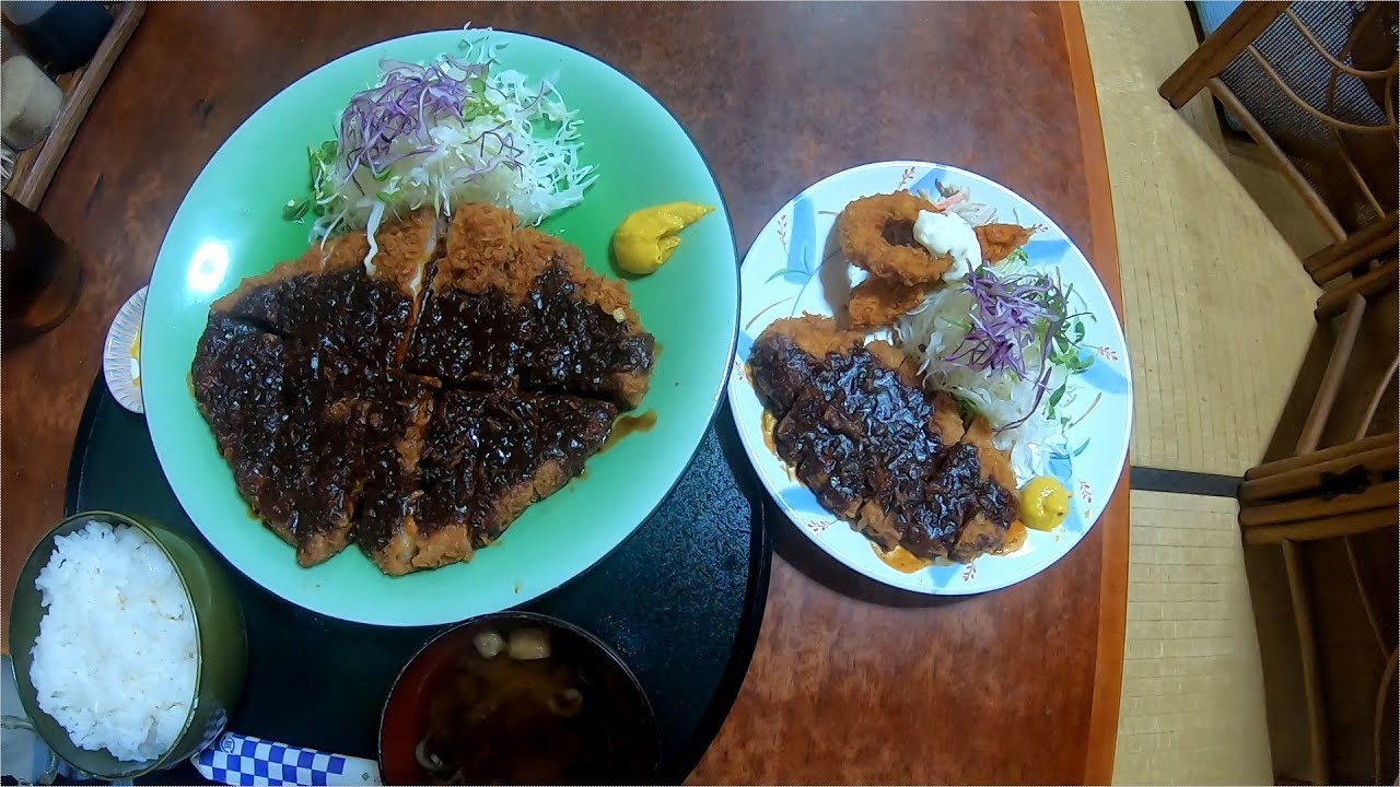 【食】関市下有知 とんかつ富士//わらじロースかつ定食柔らかジューシーで大満足