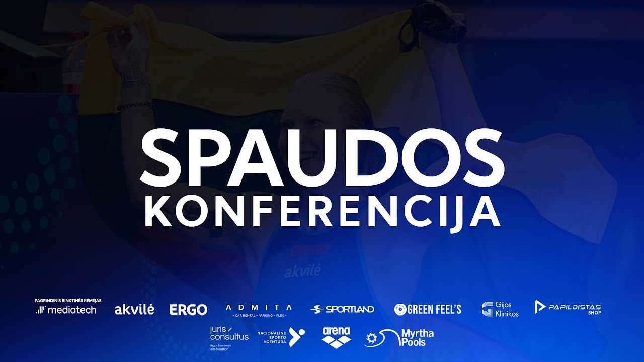 Spaudos konferencija po „LTU Aquatics“ vykdomojo komiteto posėdžio