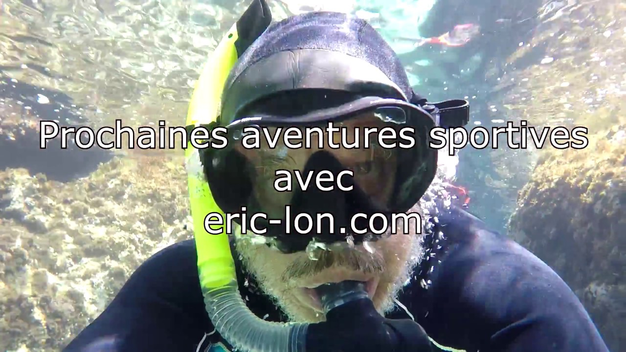 Eric Lon randonne et nage au Brusc : Iles du Gaou et des Embiez