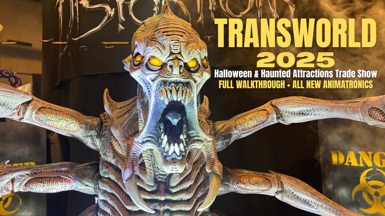Transworld 2025 Halloween & Haunted Attractions Trade Show - Full Walkthrough & ALL NEW ANIMATRONICS