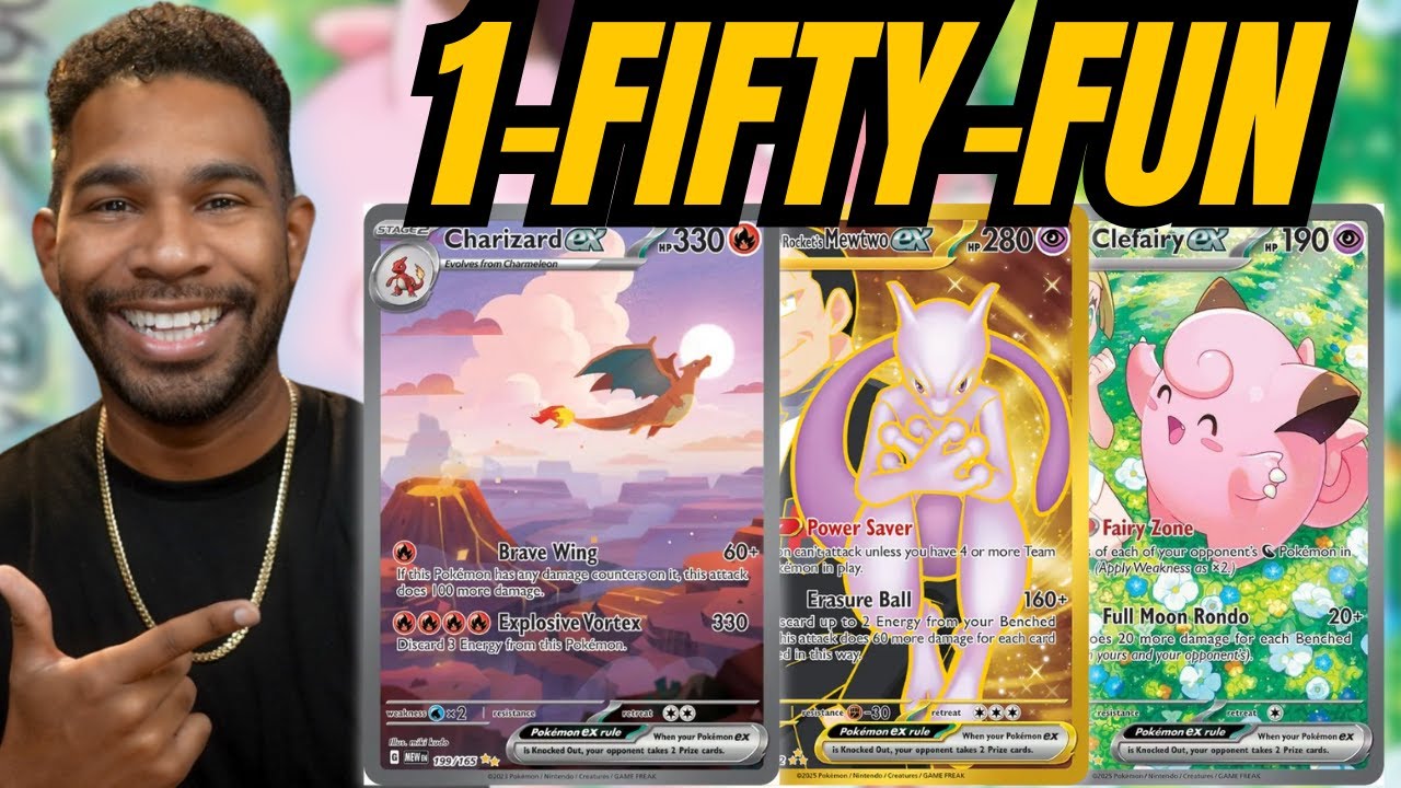 I PULLED Charizard EX and Gold Mewtwo from 151!
