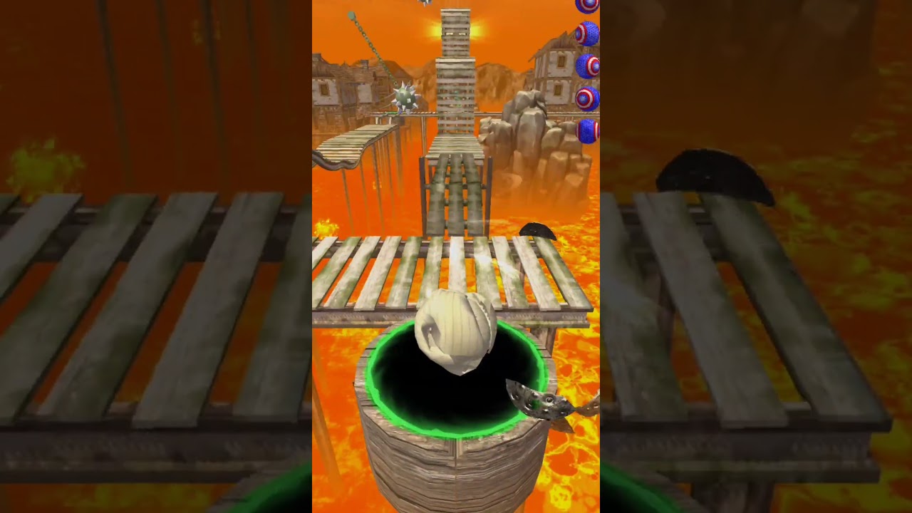 Rollance adventure balls: Be careful going down dangerous paths | Walkthrough