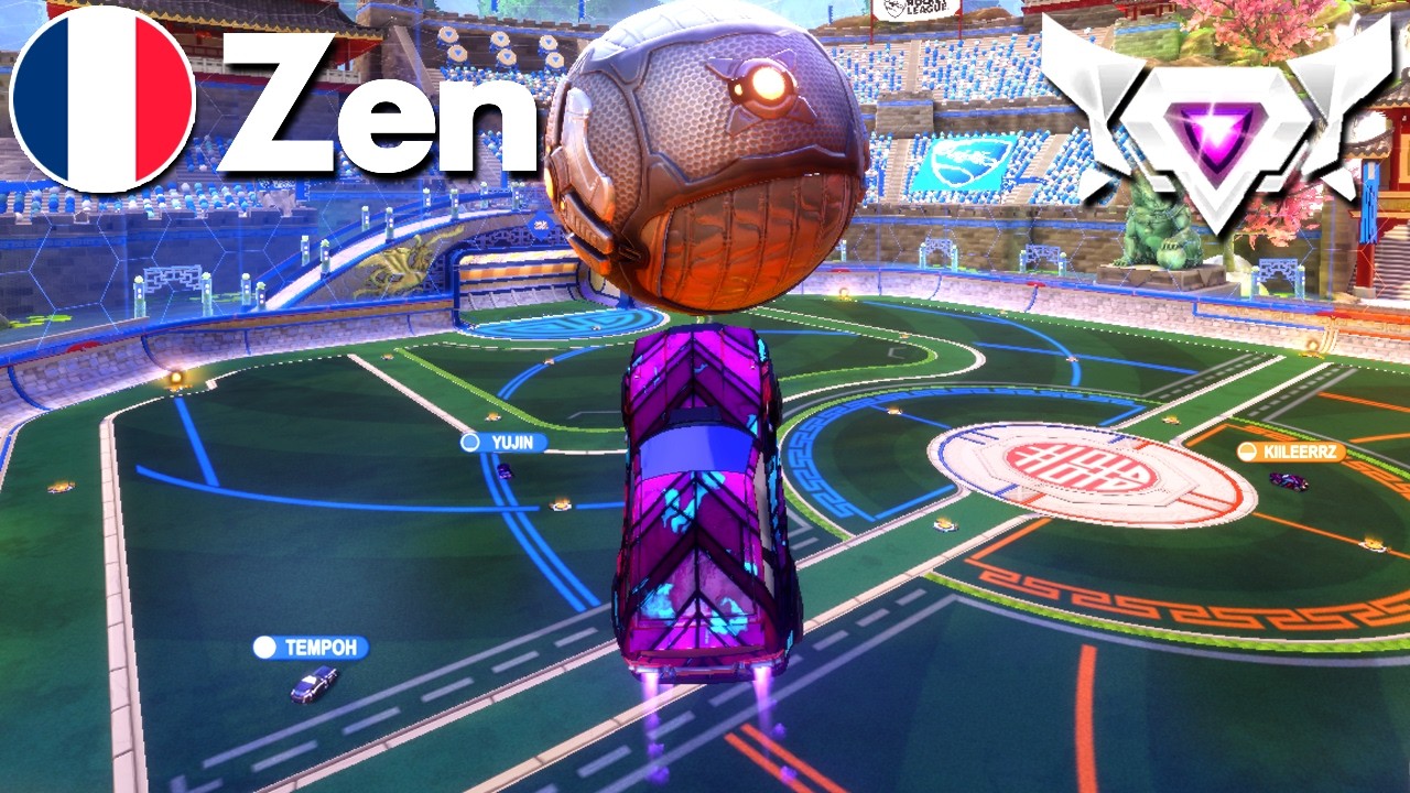ZEN has MASTERFUL Control in Rocket League! (SSL 2v2)
