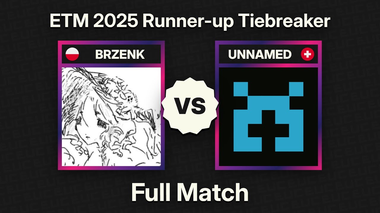 BRZENK vs UNNAMED – European TETR.IO Monthly – 2025 Runner-up Tiebreaker