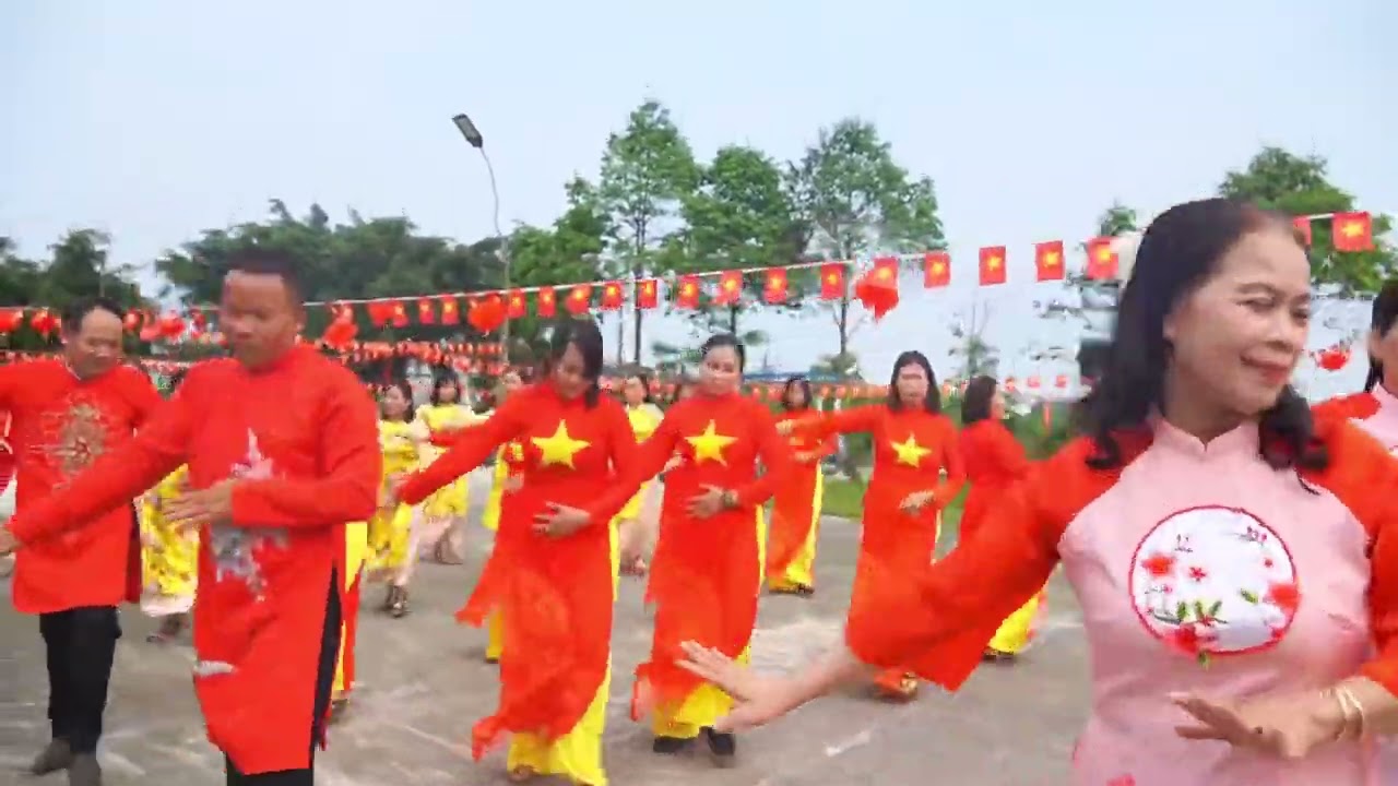 Vũ Điệu Khai Xuân - Giao Lưu Kết Nối - Nhảy Đồng Diễn Đoản Xuân Ca || Liên Hợp PN Phường Phong Quảng