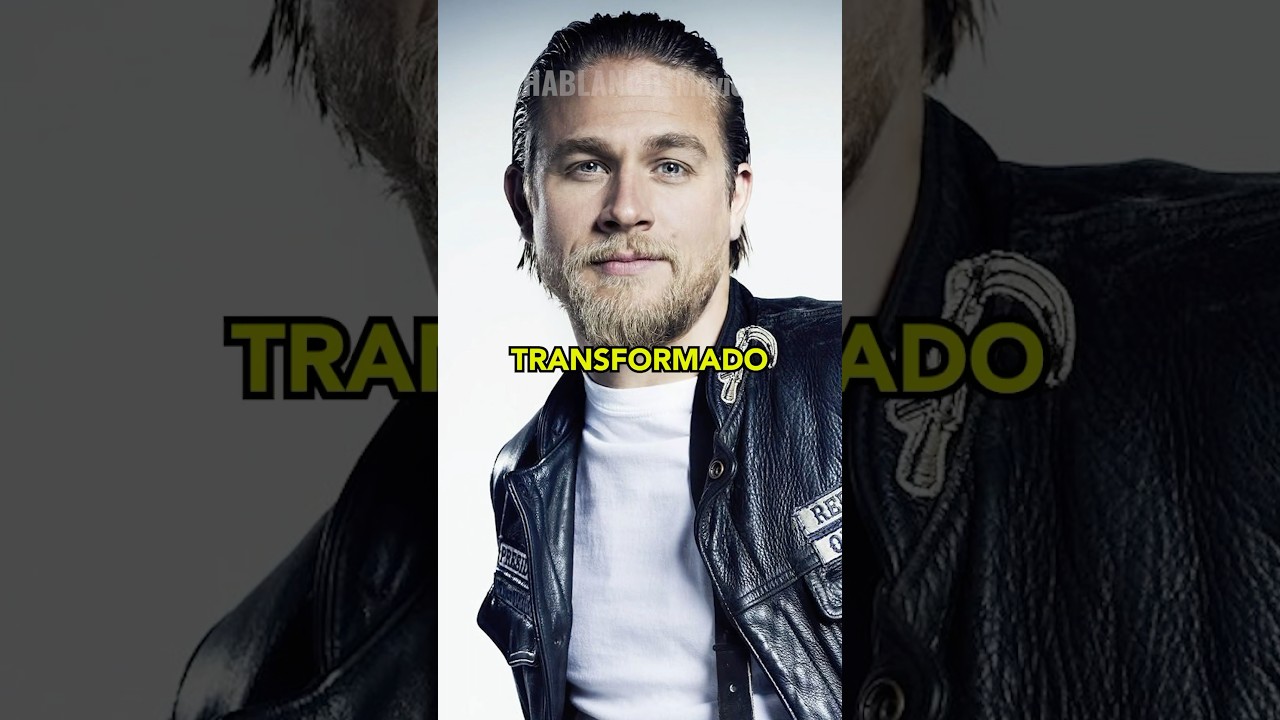 La transformaci&oacute;n de Charlie Hunnam #shorts #shortsfeed #series #netflix