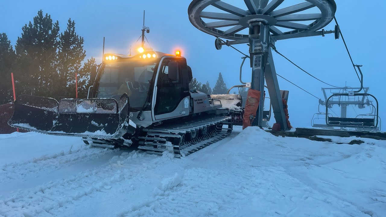 Un tour de dameuse avec le zincou
