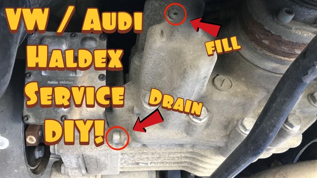 Обслуживание Volkswagen и Audi Haldex (AWD) своими руками!