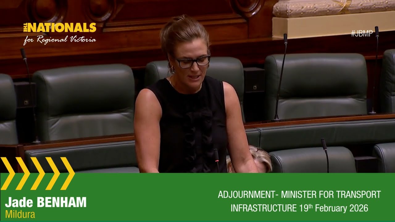 Adjournment - Minister for Transport Infrastructure - 19th February 2026