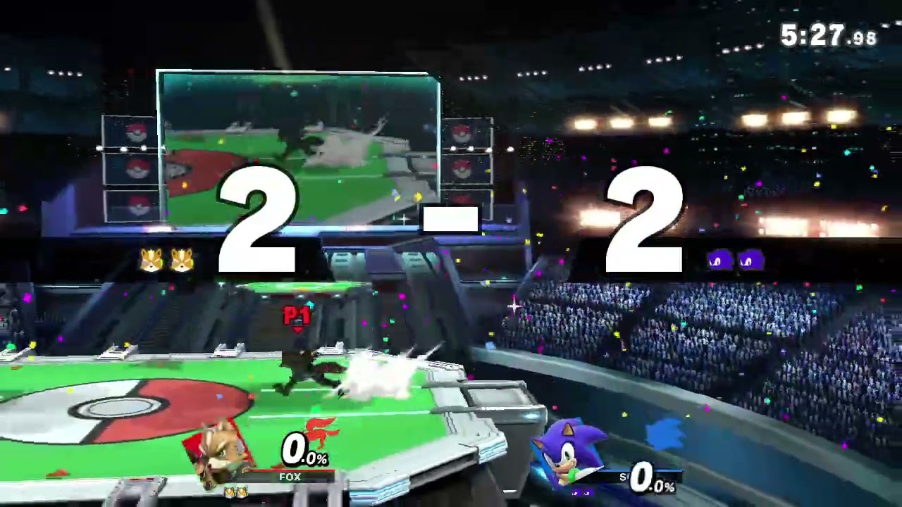 WinterShorts (Yoshi/G&W/Sonic) vs. Thass (Fox) - Rushdown Top 24, Game 3
