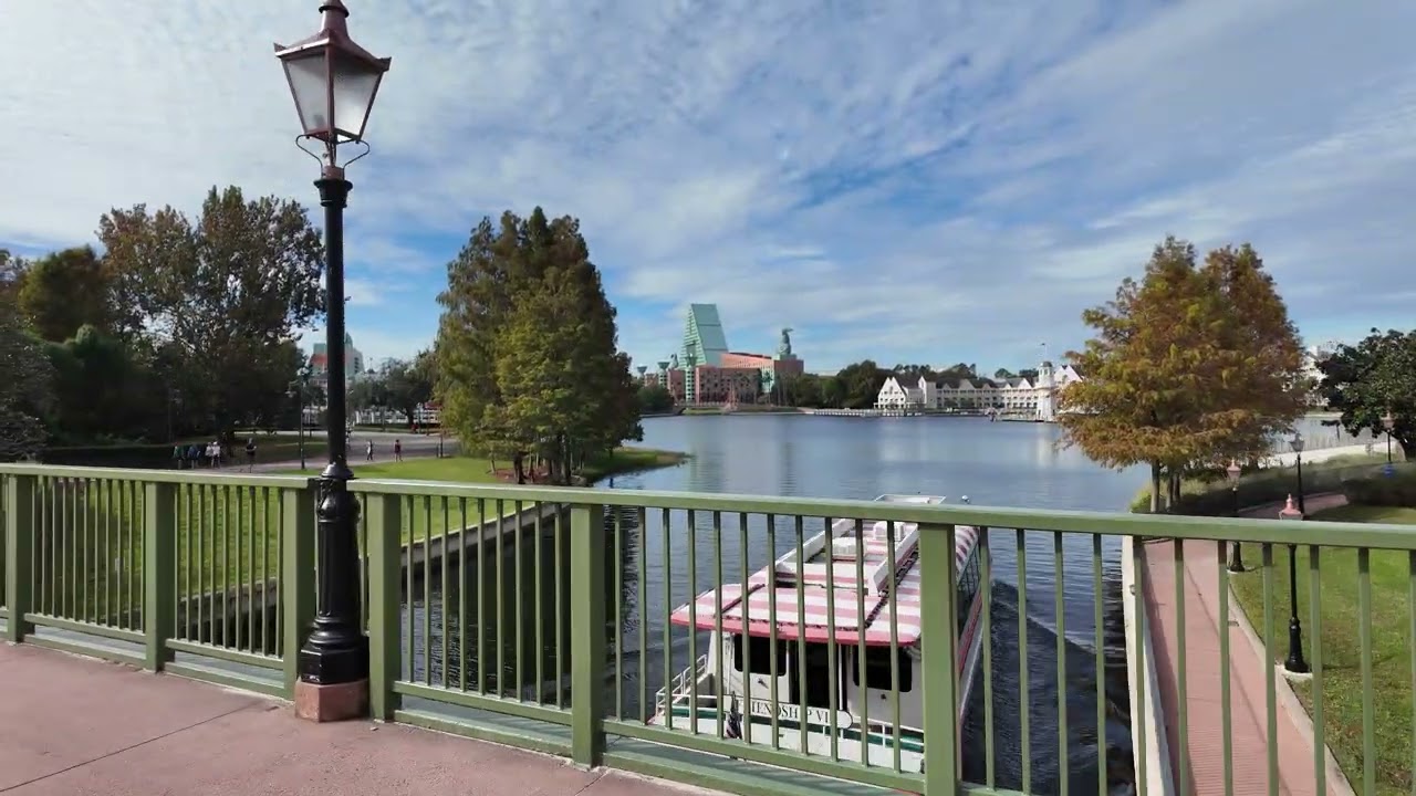 Walking to the BoardWalk Resort from Epcot's International Gateway