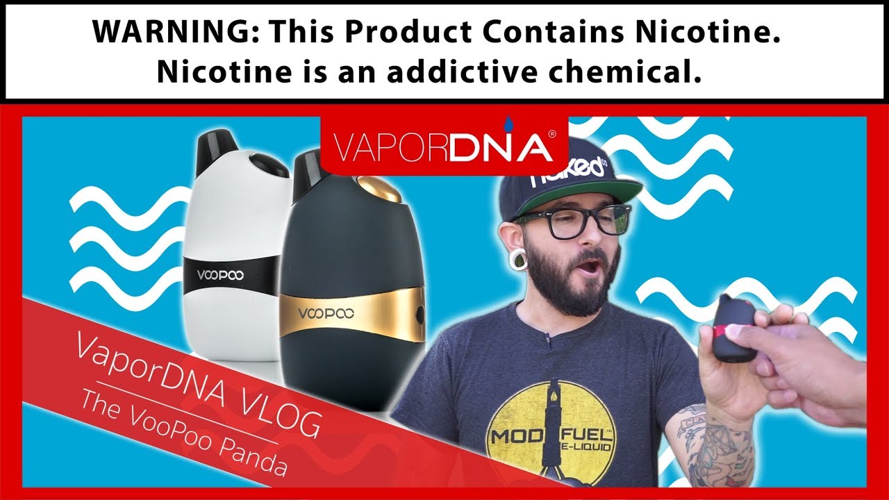 VaporDNA VLOG ~ The VooPoo Panda Ultra Portable Pod Vape Mod