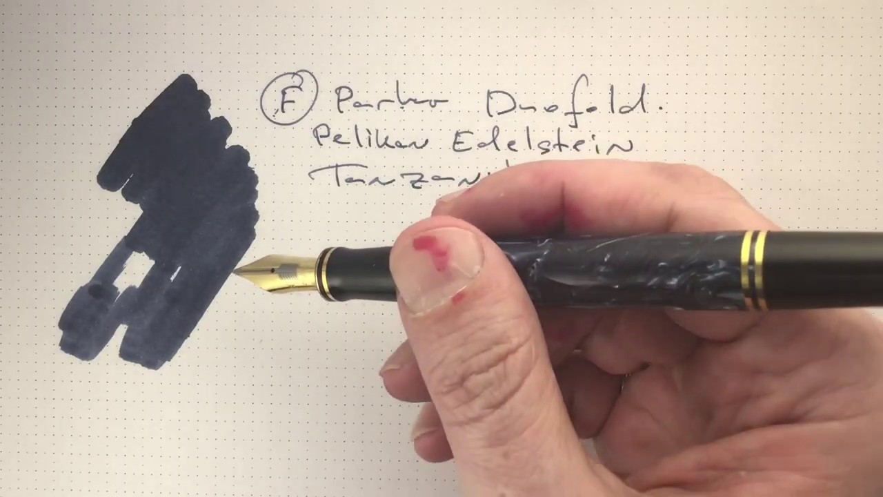 Обзор чернил Pelikan Edelstein Tanzanite