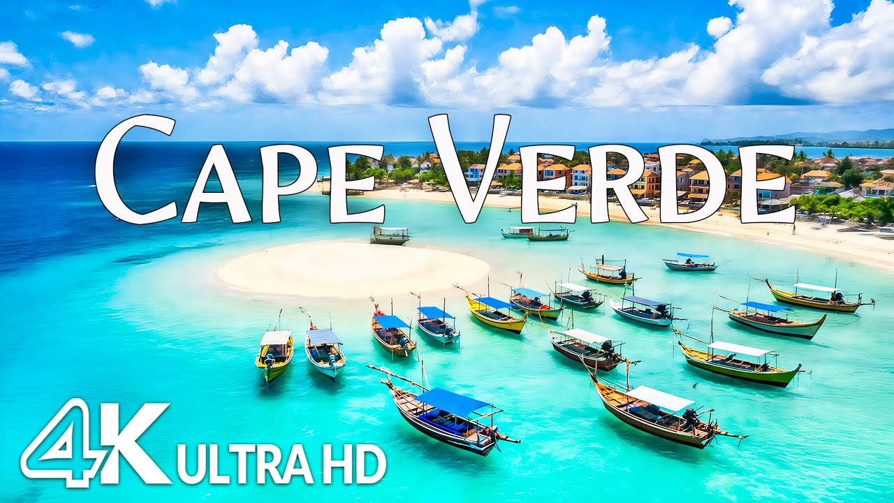 Cape Verde 4K UHD – Volcano Peaks, Golden Coasts & Hidden Atlantic Gem | Relaxing Music