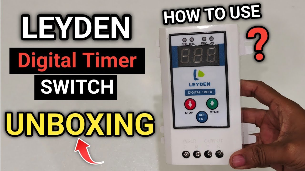 LEYDEN Digital Timer Control Switch | Unboxing & Setup | Best For Fogger & Water Pump