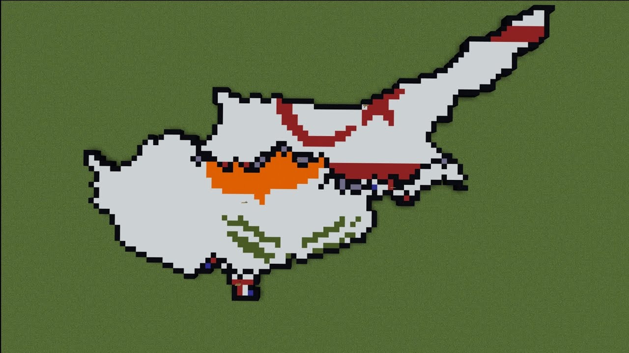 How To Build An Accurate Huge Scale Cyprus in Minecraft!