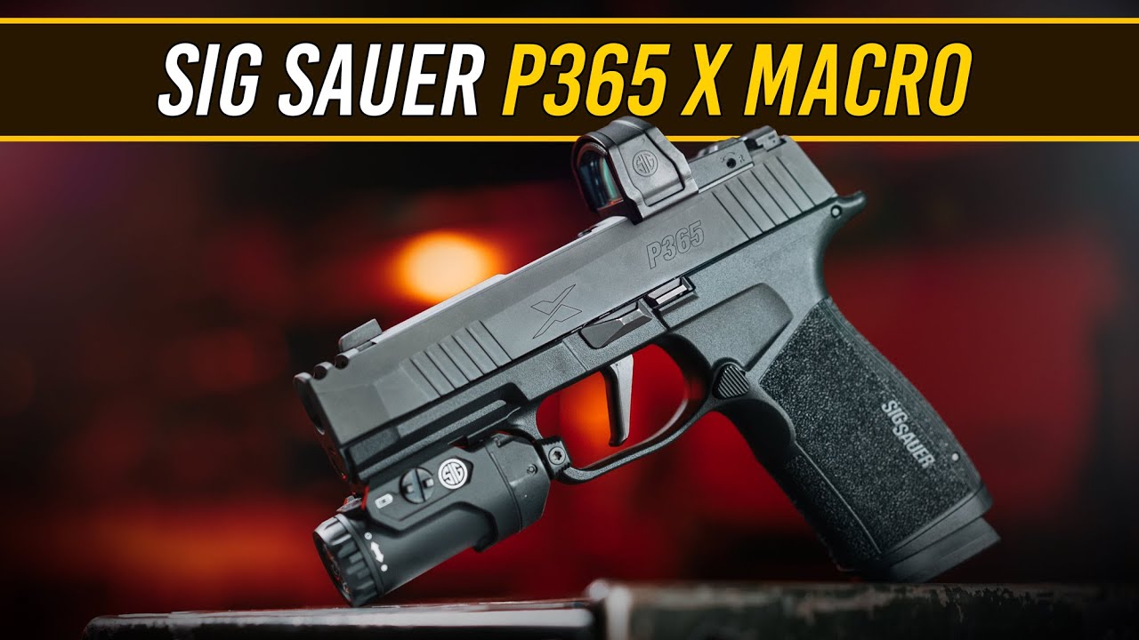 Обзор SIG Sauer P365 X-MACRO Comp: тонкий пистолет скрытого ношения 17+1 калибра?