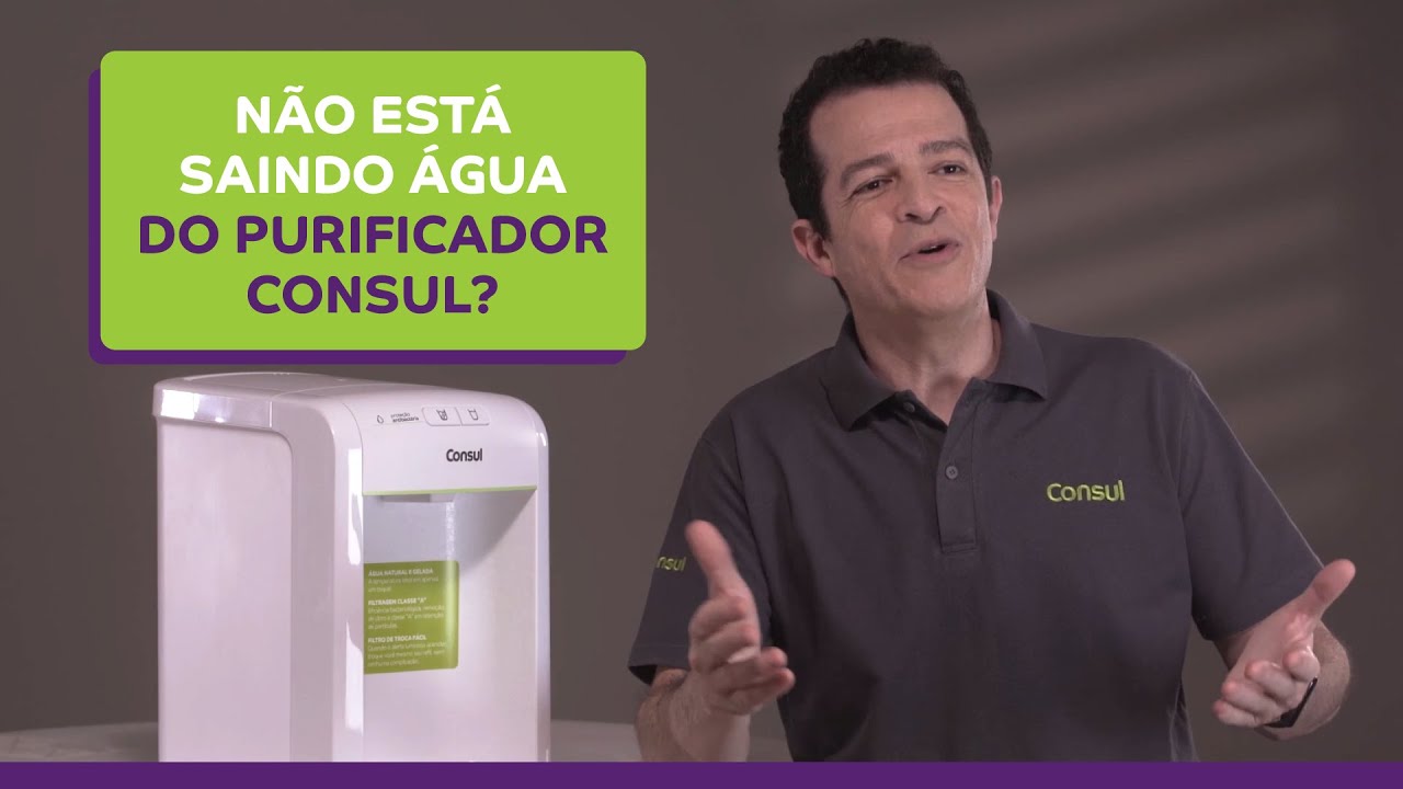 Meu purificador sai pouca água, o que fazer? #ConsulAjuda