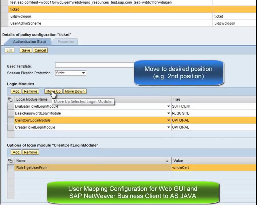 Implementing Single Sign On    5 5  NetWeaver Configuration