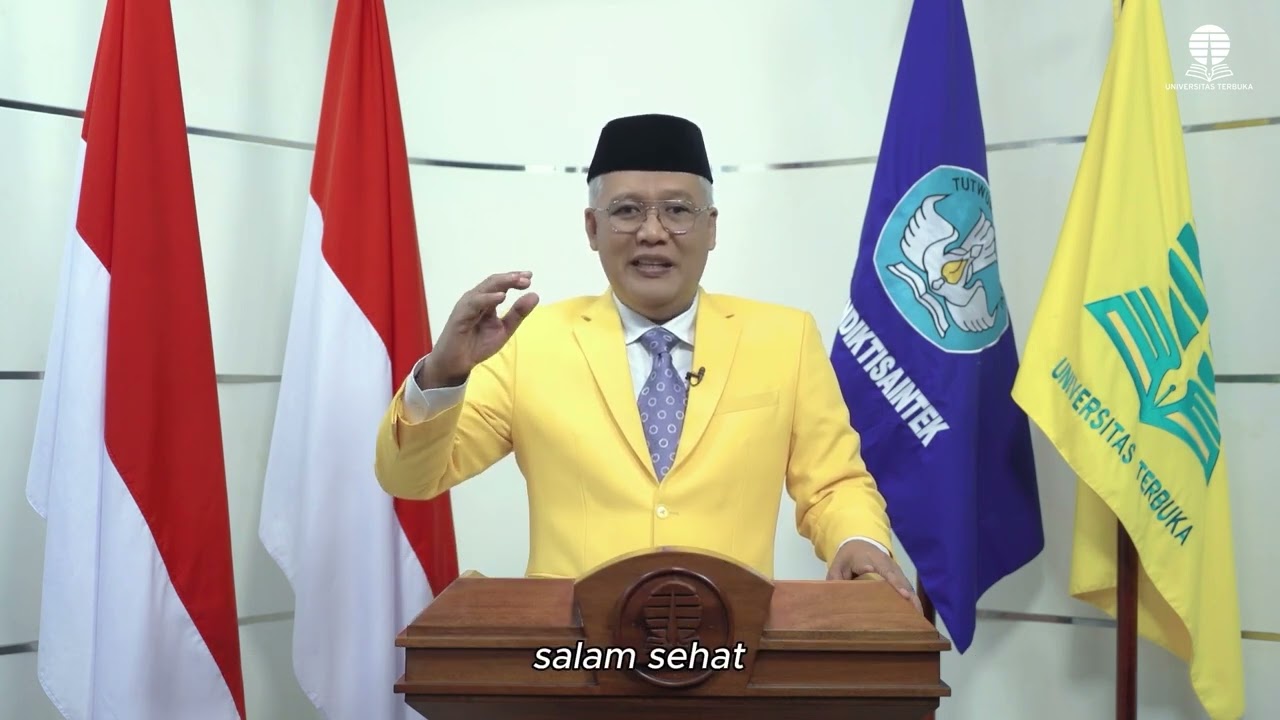 SAMBUTAN REKTOR UNIVERSITAS TERBUKA DAN DIREKTUR UT PALANGKA RAYA | OSMB & PKBJJ