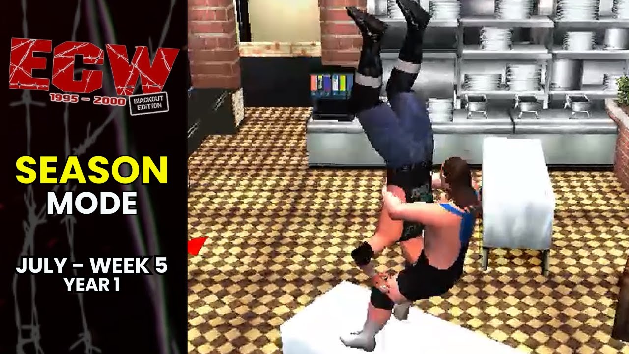 WWF SmackDown! 2: ECW Blackout Season Mode | July - Week 5 [Year 1] (Living Dangerously)