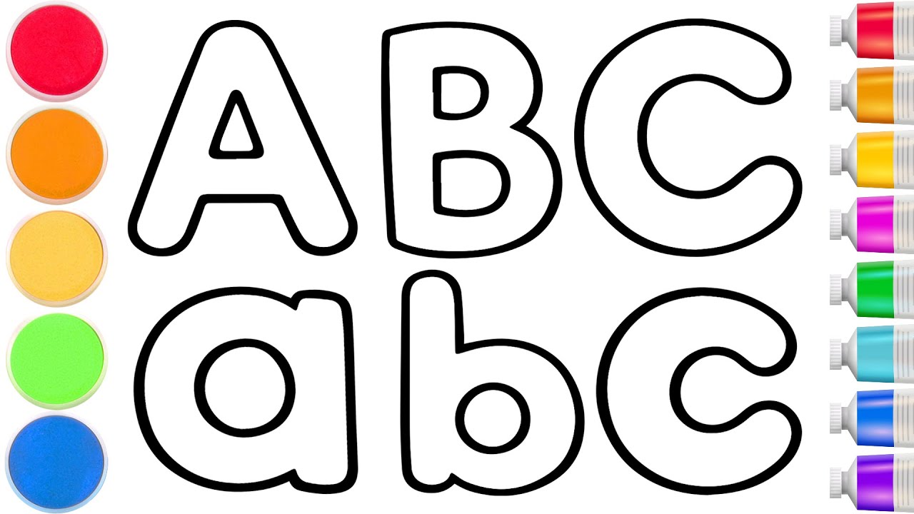 How to draw a cute ABC alphabet | easy step by step tutorial